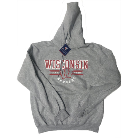 Wisconsin Badgers Adult Champion Grey Hoodie
