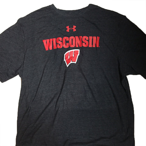 Wisconsin Badgers Under Armour Legacy Heathered Shirt