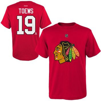 Jonathan Toews #19 Chicago Blackhawks Reebok High Definition Shirt - Dino's Sports Fan Shop