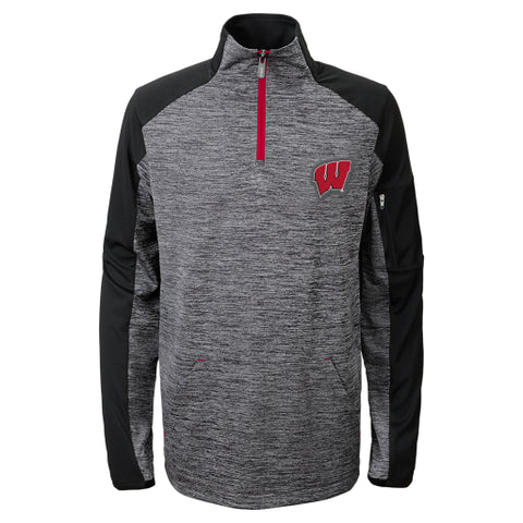 Wisconsin Badgers Gen 2 Gray Youth Pullover